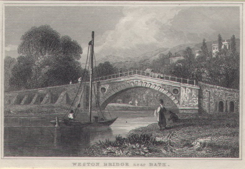 Print - Weston Bridge near Bath